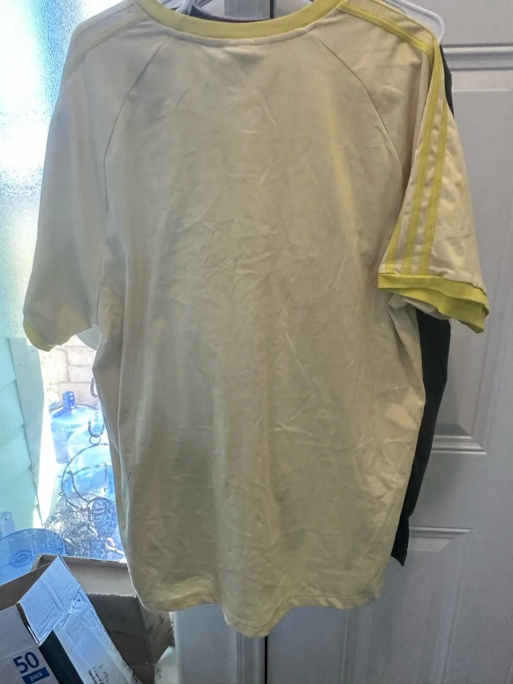 adidas Originals Men's Adicolor Classics 3-Stripes Tee Powder Yellow